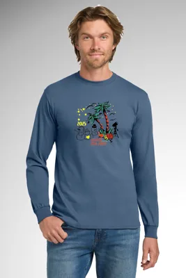 2025 WSP Long Sleeve T Shirt Indigo Blue