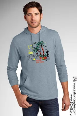2025 WSP Long Sleeve Hooded Pull Over Flnt Blu Htr
