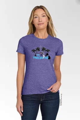 2026 Printed WSP Womens Purple Heather T Shirt