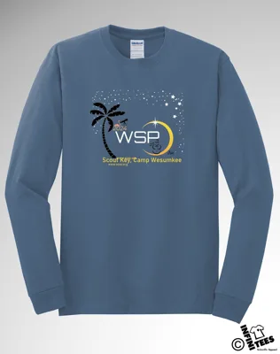 2024 WSP Long Sleeve Indigo Blue T Shirt