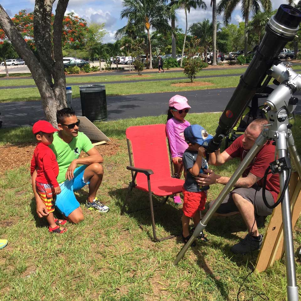 SCAS safe solar viewing at Zoo Miami
